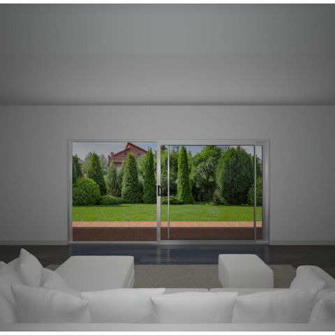 3600m X 2100m Sliding Patio Doors in White