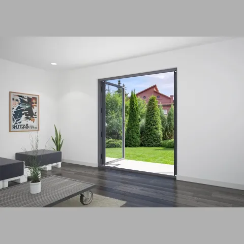 2200 x 2400 2 Panel Anthracite Grey French Doors